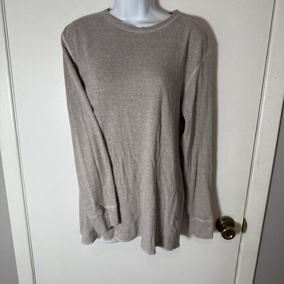 Buckle Reclaim Drop Needle Thermal Beige Men’s Shirt 100% Cotton size Large - Picture 1 of 7